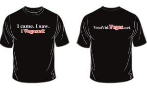 vegas front and back tshirt