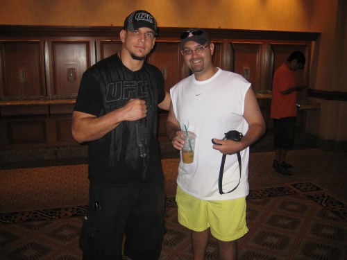 With Frank Mir.